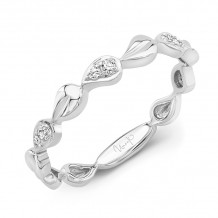 Uneek Heliotrope Stackable Diamond Band - LVBWA864W