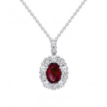 Uneek Oval Diamond Pendant - LVNMT1611R