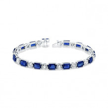 Uneek Blue Sapphire Diamond Bracelet - BR3001ECU
