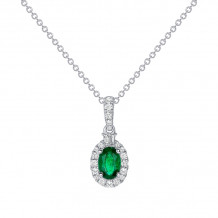 Uneek Emerald Diamond Pendant - LVNRI291E