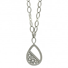 Freida Rothman Platinum Rhodium Plated Sterling Silver Necklace