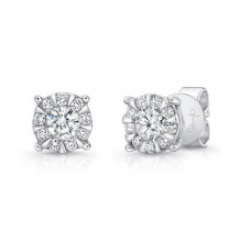 Uneek Stud Diamond Earrings - LVE694RD-6.5RD