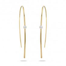 Doves Diamond Fashion 18k Yellow Gold Diamond Earrings - E9730