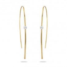 Doves Diamond Fashion 18k Yellow Gold Diamond Earrings - E9730