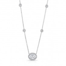 Uneek Oval Diamond Pendant - LVN651