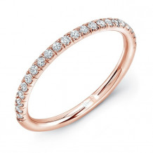 Uneek Silhouette Pave Diamond Wedding Band - WB229R