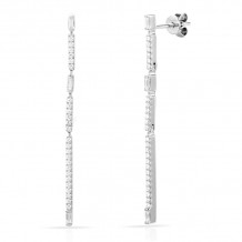 Uneek Diamond Dangling Earrings - LVEAD084W