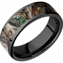 Lashbrook Black Zirconium 6mm Men's Wedding Band - Z7F15_RTTIMBER+POLISH