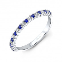 Uneek Blue Sapphire Diamond Fashion Ring - SWS190HFBS
