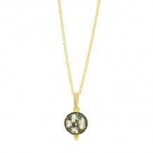 Freida Rothman Rose D'Or Small Pendant Necklace - RDYKZGN17-16E