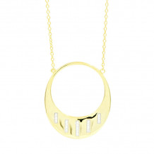 Freida Rothman 14k Yellow Gold Plated Sterling Silver Pendant