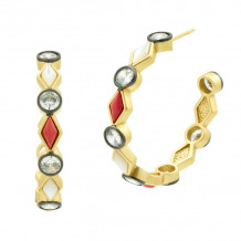 Freida Rothman Shades Of Brooklyn Hoop Earring - CTYRZME03-1-14K