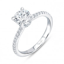 Uneek Timeless Round Diamond Engagement - R1001RB-100