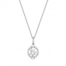 Uneek Round Diamond Pendant - LVN941-2.50CT