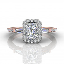 Martin Flyer Two Tone 14k Gold FlyerFit Engagement Ring