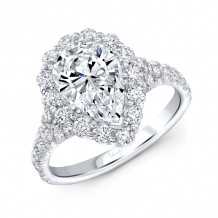 Uneek Pear Shaped Diamond Engagement Ring - LVS969PS