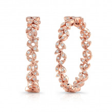 Uneek Hoop Diamond Earrings - LVEWA2301R