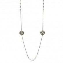 Freida Rothman Platinum Rhodium Plated Sterling Silver Necklace