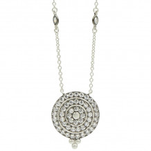 Freida Rothman Black Rhodium platted Sterling Silver Pendant