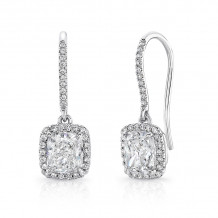 Uneek Cushion Shaped Diamond Earrings - LVE309