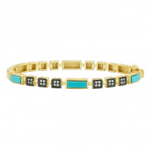 Freida Rothman Coastal Hinge Bangle - YRZB080206B-TQ-H