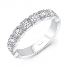 Uneek Round Diamond Wedding Band - RB025U