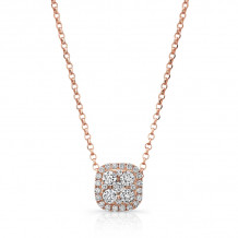 Uneek Fashion Diamond Necklace - LVNS0081R