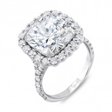 Uneek Cushion Diamond Engagement Ring - LVS969CU