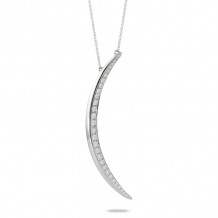 Doves Celestia 18k White Gold Diamond Necklace - N9794