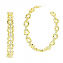 Freida Rothman Chain Link Hoop Earrings - RNPYZE47-14K