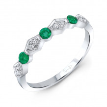 Uneek Emerald and Diamond Fashion Ring - LVBCX143E