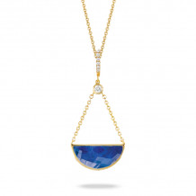 Doves Royal Lapis 18k Yellow Gold Gemstone Pendant - P9032LP-1