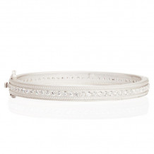 Freida Rothman Pave Row Hinge Bangle - PZB0853B