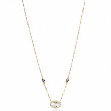 Freida Rothman Hint Of Sparkle Pendant Necklace - YRZ070187B-MOP-16E