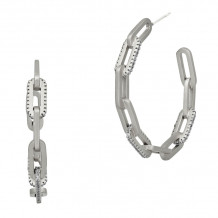 Freida Rothman Coastal Chain Link Hoop Earring - BCPZE11-14K