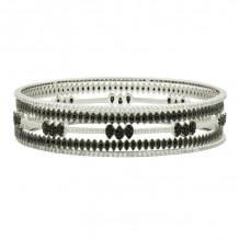 Freida Rothman Two-Tone Slide On 5-Stack Bangles - IFPKZBKB63