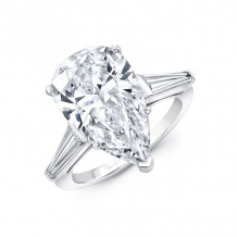 Uneek Pear White Diamond Engagement Ring - LVS1062PE