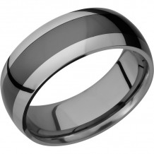 Lashbrook Black Tungsten Men's Wedding Band - TCR8349+POLISH