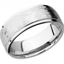 Lashbrook Cobalt Chrome 8mm Men's Wedding Band - CC8FGE+TBH_POLISH