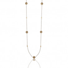 Freida Rothman Pave Deco Station Wrap Necklace