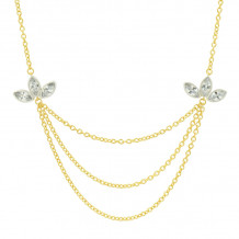 Freida Rothman Fleur Bloom Layered Necklace - FBPYZN21-16E