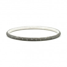 Freida Rothman Contemporary Deco Pave Bangle - PRZB080140B