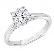 Uneek Us Collection Round Diamond Engagement Ring - SWUS022CW-6.5RD