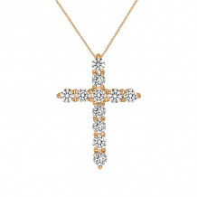 Uneek Cross Diamond Pendant - LVNDNC160R