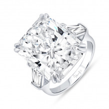 Uneek Signature Radiant Diamond Engagement Ring - R073RAD