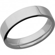 Lashbrook Titanium 5mm Men's Wedding Band - 5FR+POLISH