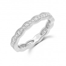 Uneek Highland Stackable Diamond Band - LVBNA077W