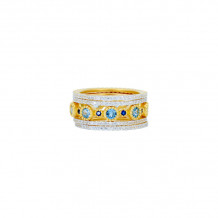 Freida Rothman Sparkling Coast 5-Stack Ring - RSPYZMR05-9