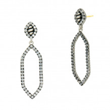 Freida Rothman Industrial Pave Earring - IFPKZE82-14K