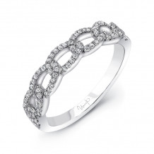 Uneek La Mirada Stackable Diamond Band - LVBNA091W